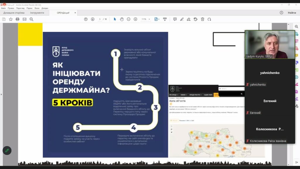 Про приватизацію та оренду держмайна в умовах військового часу