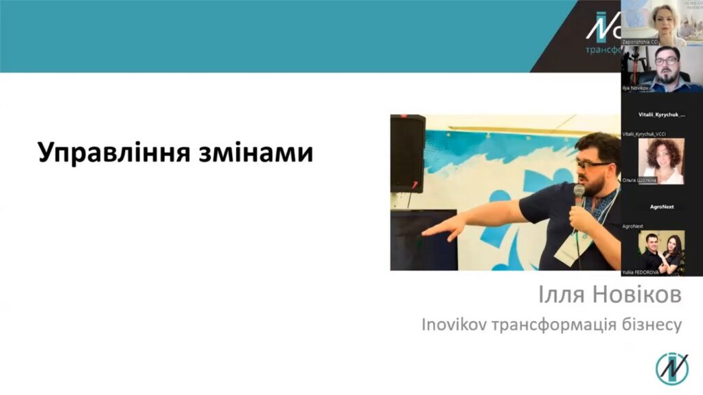 Вебінар «Управління змінами». Відеозапис