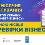 Розпочалось щомісячне опитування від Торгово-промислової палати України «БАРОМЕТР БІЗНЕСУ» з темою місяця «Перевірки бізнесу»