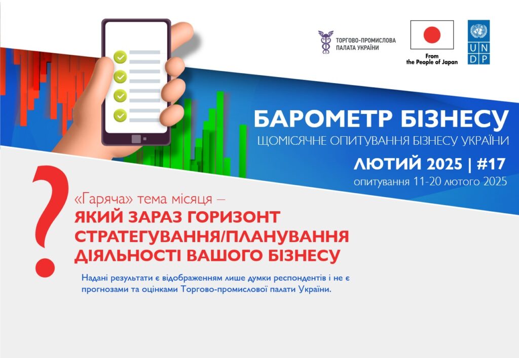 Результати опитування “Барометр бізнесу” у лютому 2025 року
