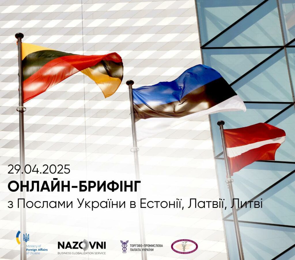 Онлайн-брифінг послів України в країнах Балтії