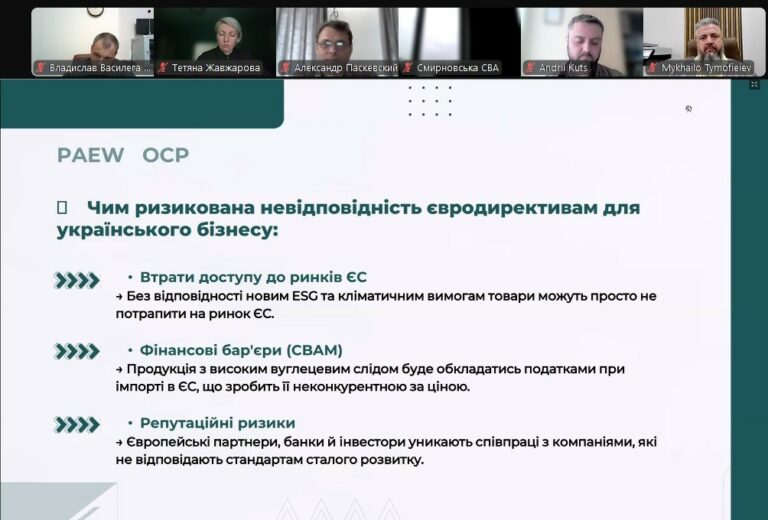 Представники Запорізької ТПП долучилися до обговорення питань енергоефективності у регіоні