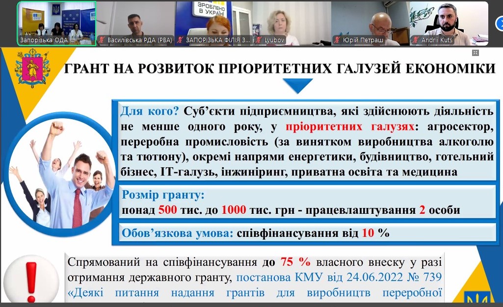 В рамках платформи «Діалог влади та бізнесу» представлено нові грантові програми