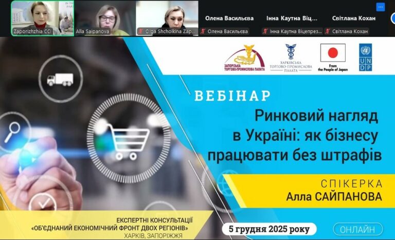 Спільний проєкт Харківської та Запорізької ТПП набирає обертів: бізнес отримав нові експертні знання