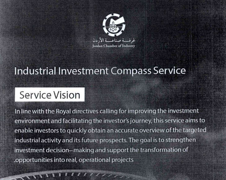 Інвестиційний путівник «Компас промислових інвестицій» в Йорданії