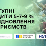 Доступні кредити 5-7-9% на відновлення підприємств
