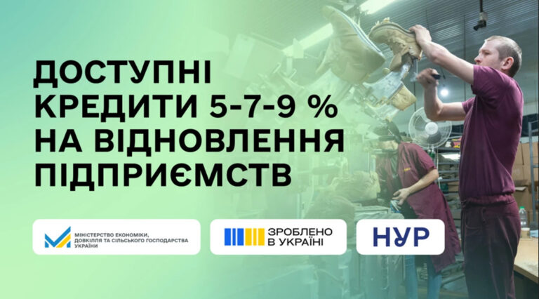 Доступні кредити 5-7-9% на відновлення підприємств
