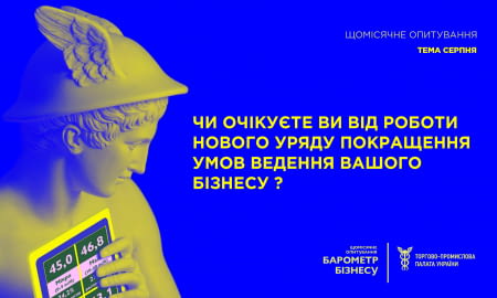 Серпневе опитування «Барометр бізнесу» від ТПП України