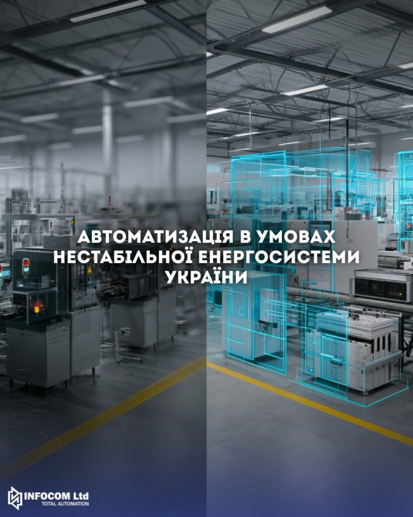 INFOCOM LTD пропонує системи автоматизації та енергоменеджменту для мінімізації виробничих втрат через перебої з електропостачанням
