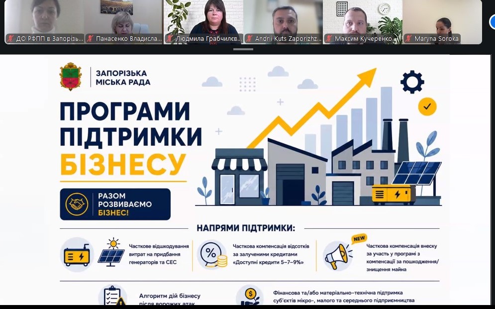 Програми підтримки бізнесу Запоріжжя: які можливості доступні підприємцям