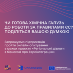 Онлайн-опитування серед підприємств хімічної галузі