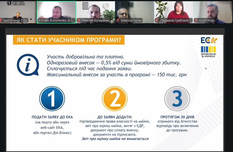 Програма компенсації втрат від воєнних ризиків: оновлення та можливості для бізнесу